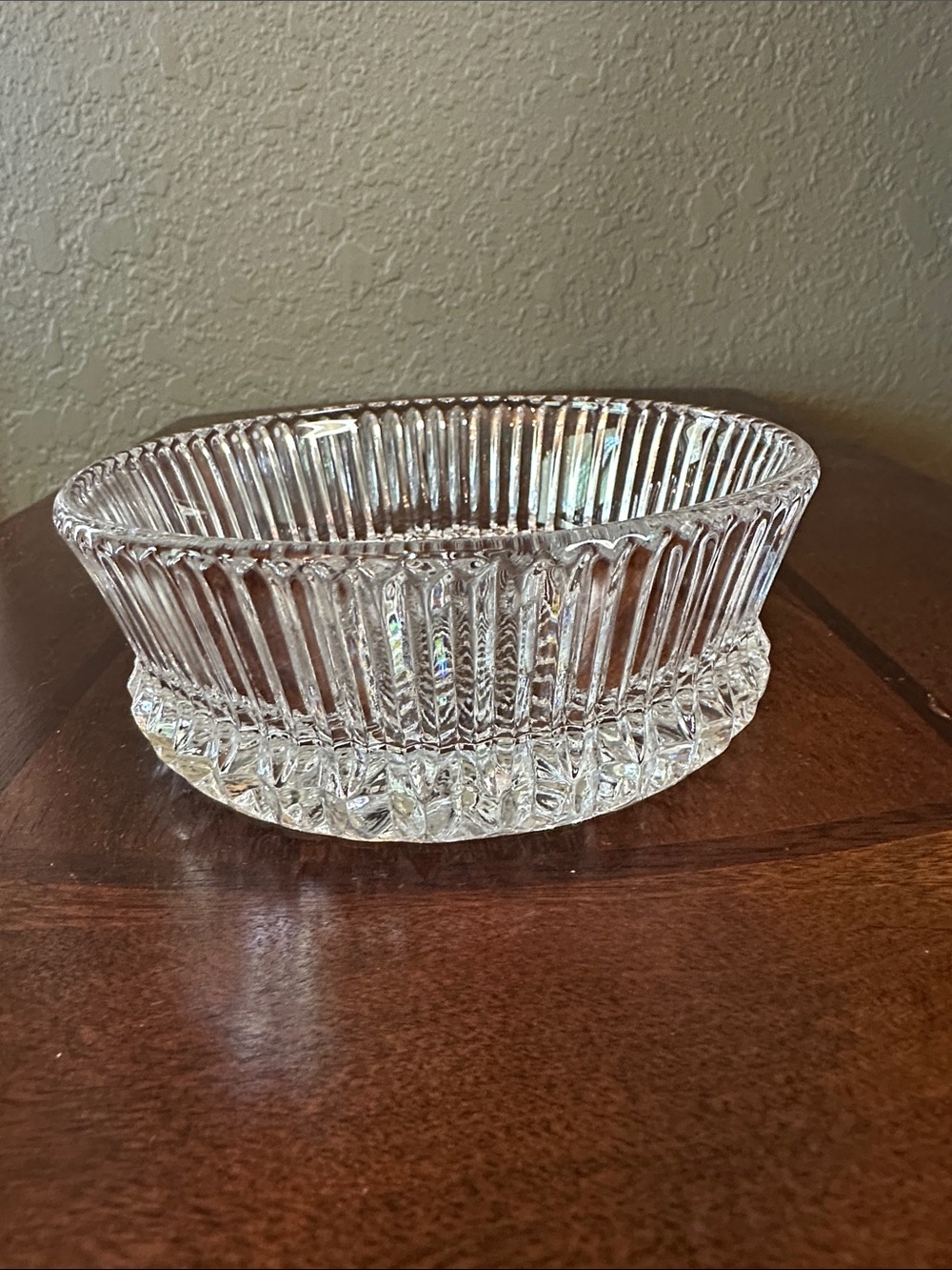 Vintage 1978 Fostoria for Avon Lead Crystal Candy Trinket Dish Bowl 5"